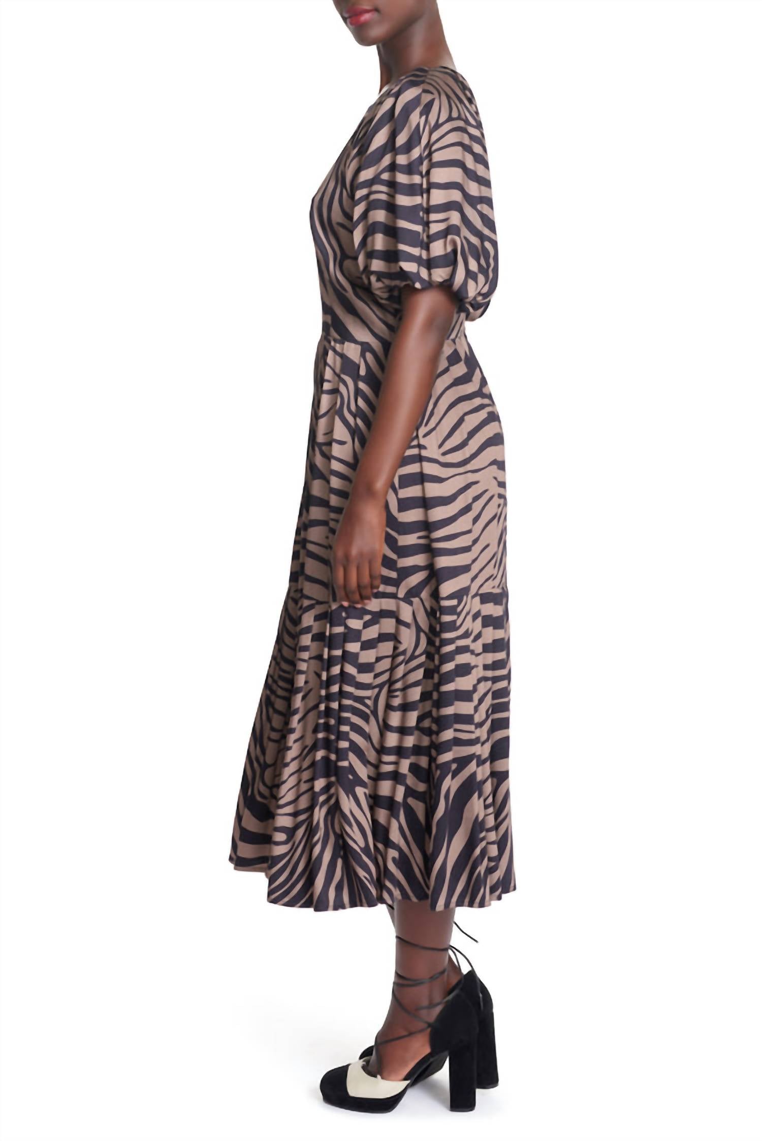 Corey Lynn Calter - Zebra Midi Dress
