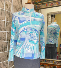 Kenny Dana - Women's Mock Neck Long Sleeve Top