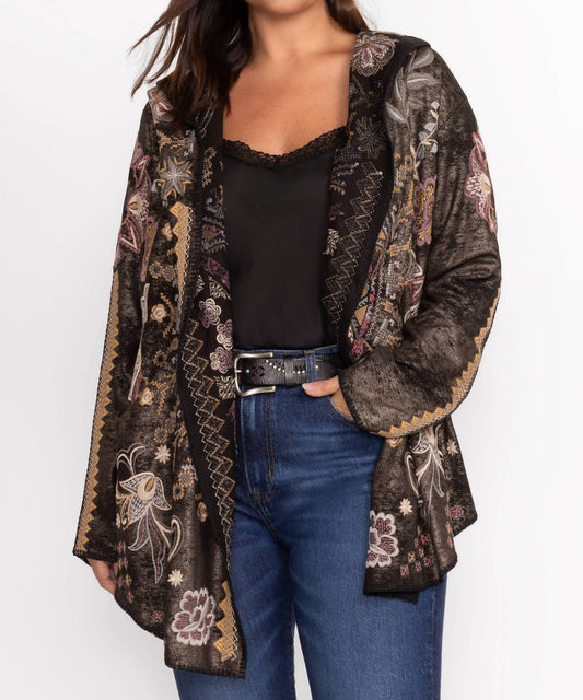 Johnny Was - Biya Metallic Short Hoodie