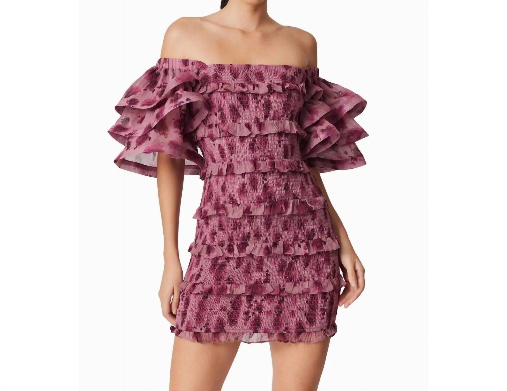 Elliatt - Monica Ruffled Mini Dress