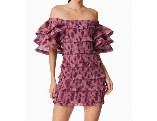 Elliatt - Monica Ruffled Mini Dress