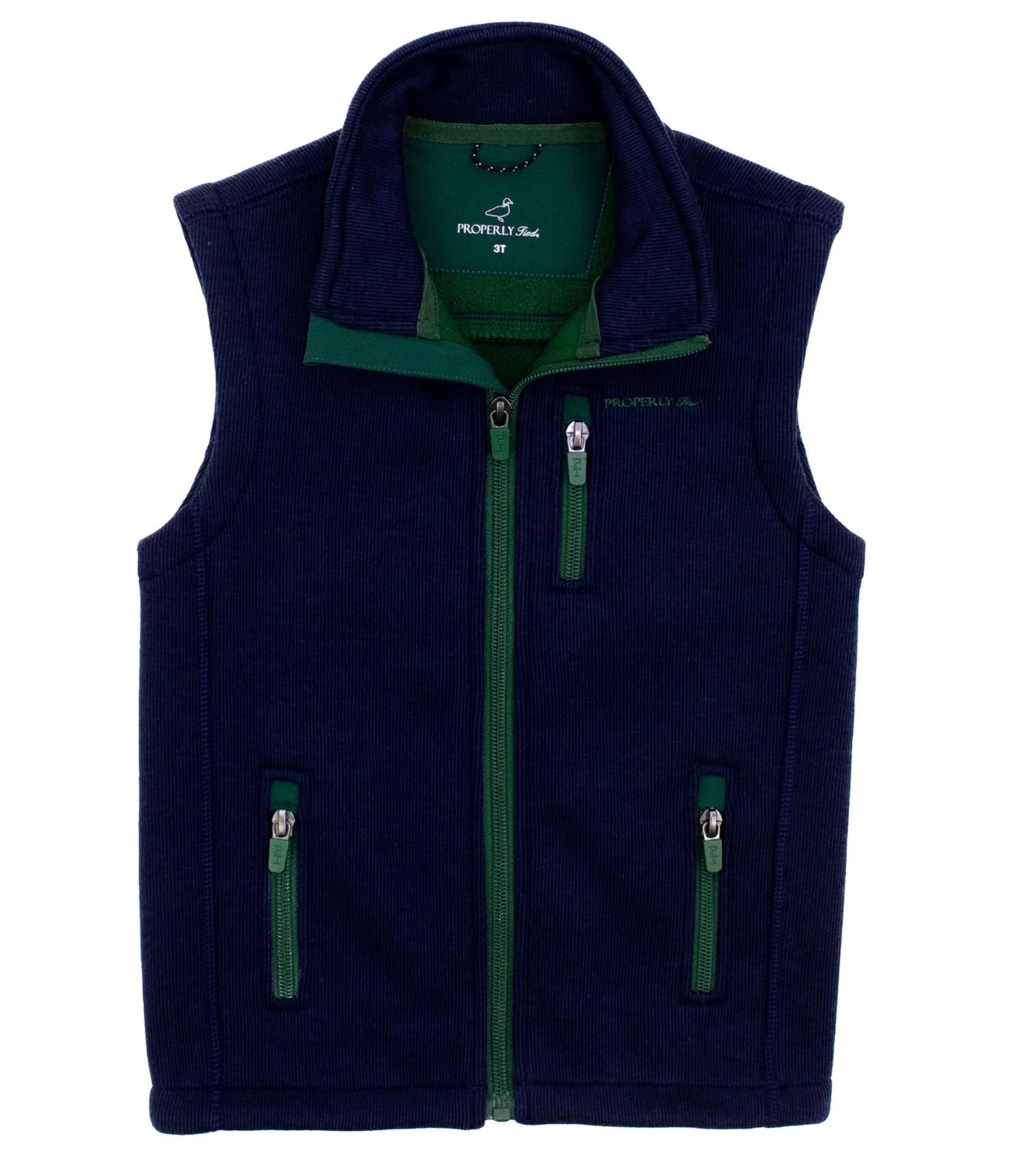 Properly Tied - Highland Full Zip Vest