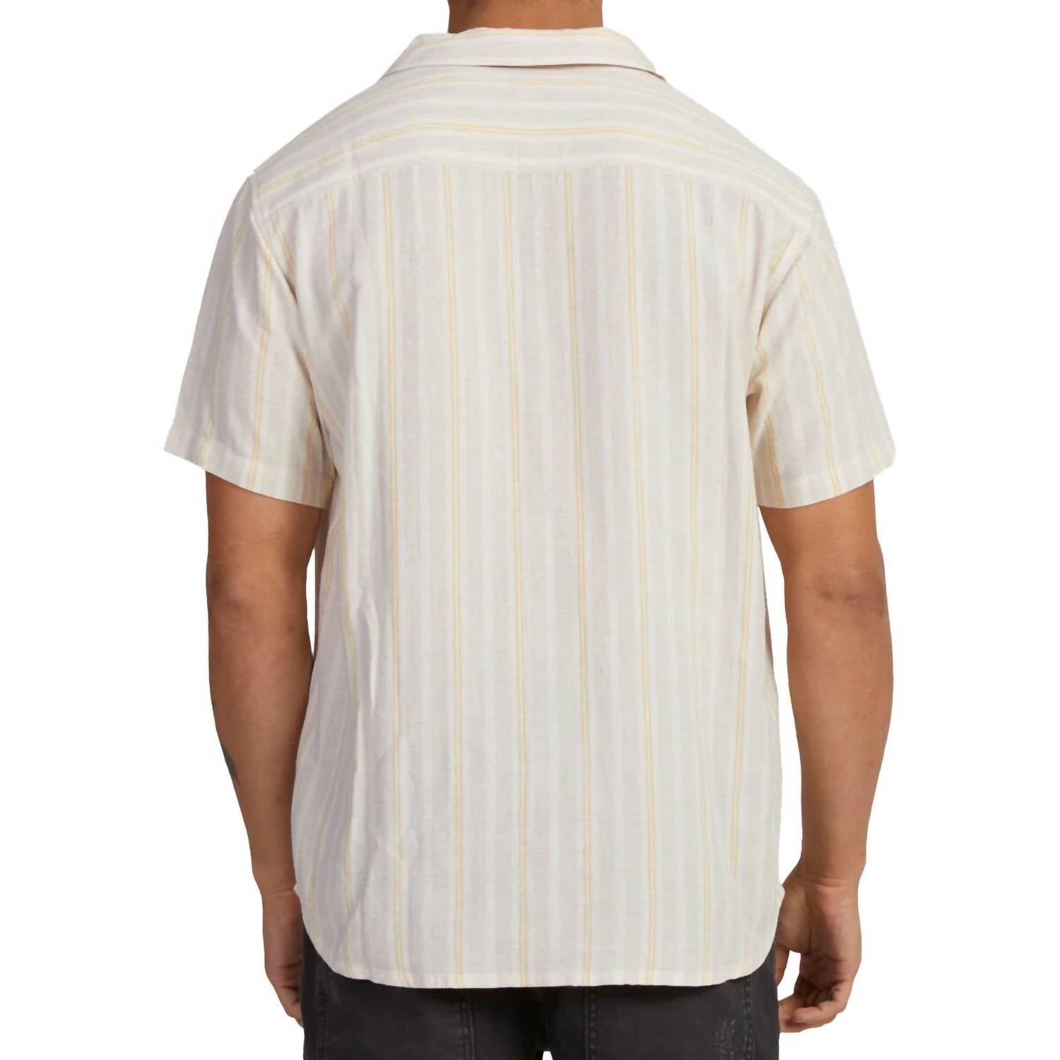 Rvca - Beat Stripe Short Sleeve Shirt