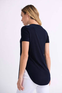 Joseph Ribkoff - Rounded Hem Tee