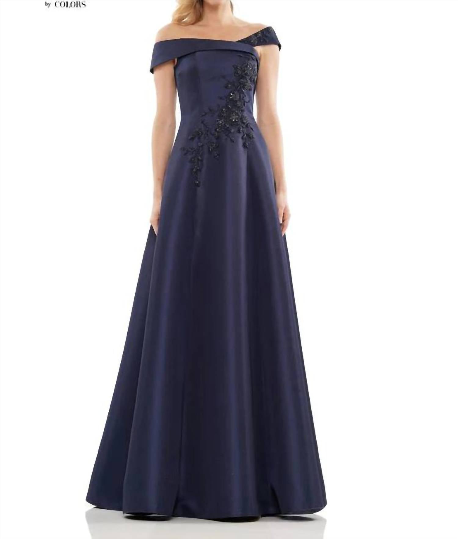 Marsoni By Colors - Off Shoulder Evening Dress
