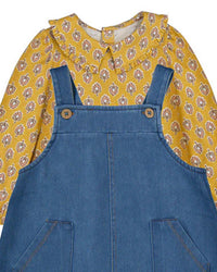 Mayoral - Girls' Dungaree Skirt Set