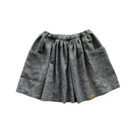 Tate & Adele - Rory Skirt With Large Side Seam Pockets And Elastic Waist