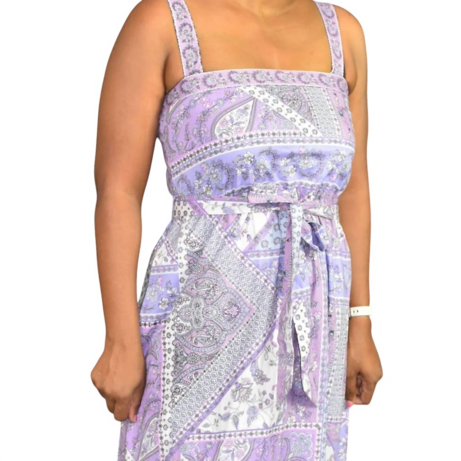Laundry By Shelli Segal - Paisley Patchwork Print Dress