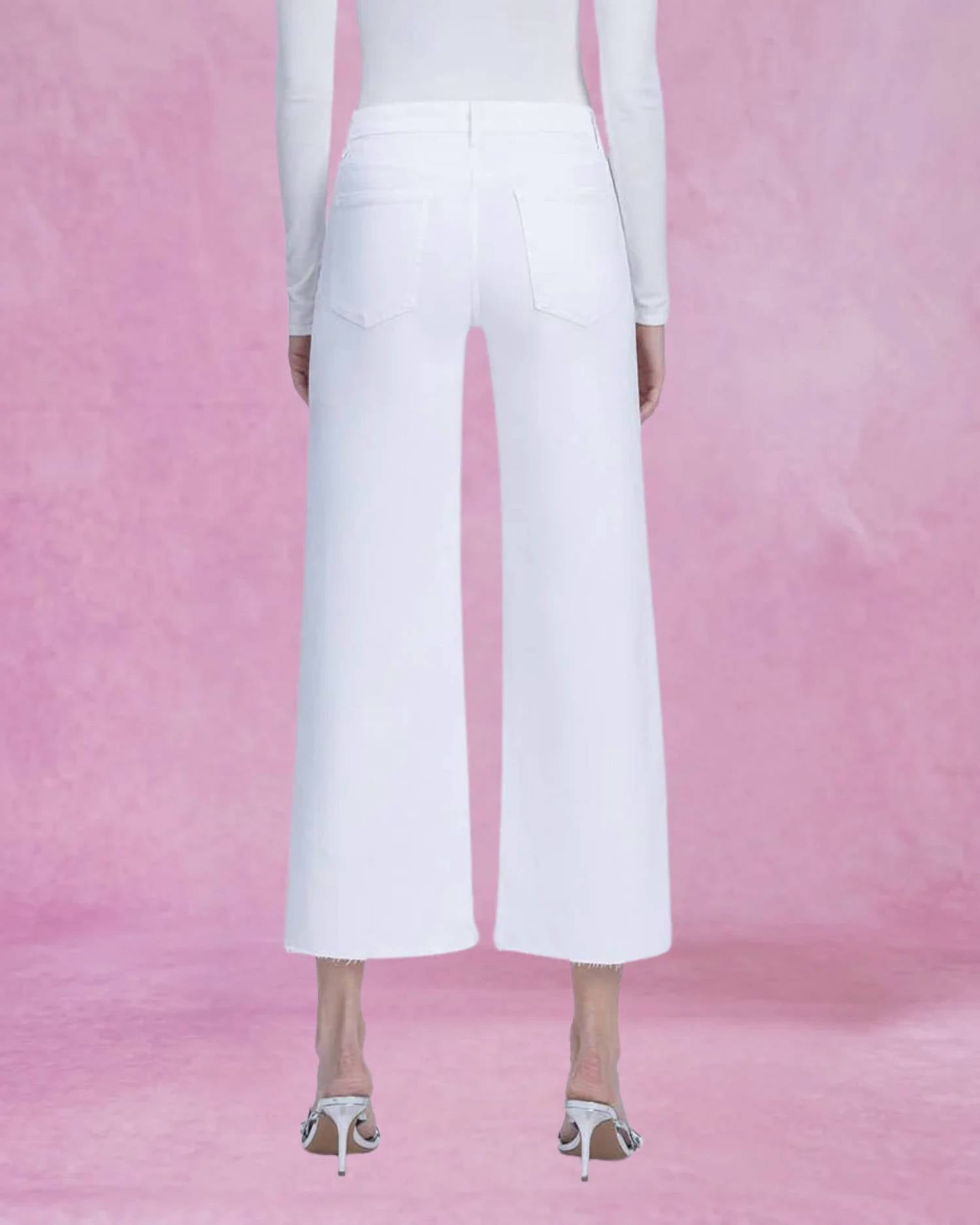 Vervet By Flying Monkey - High Rise Crop Wide Leg Jeans