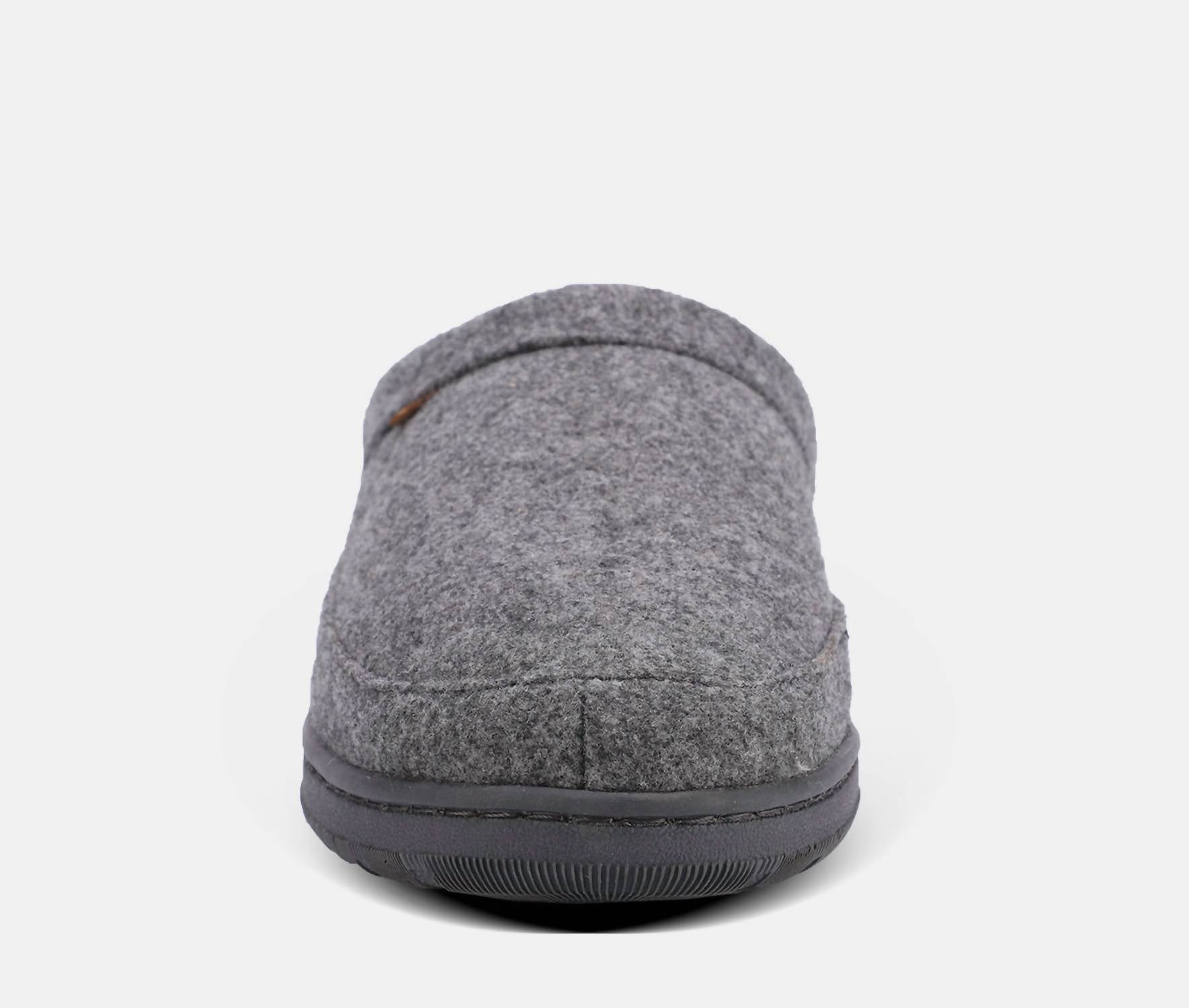 Lamo Men's Julian Clog Ii Slipper in grey wool - men's loafer - alternate view