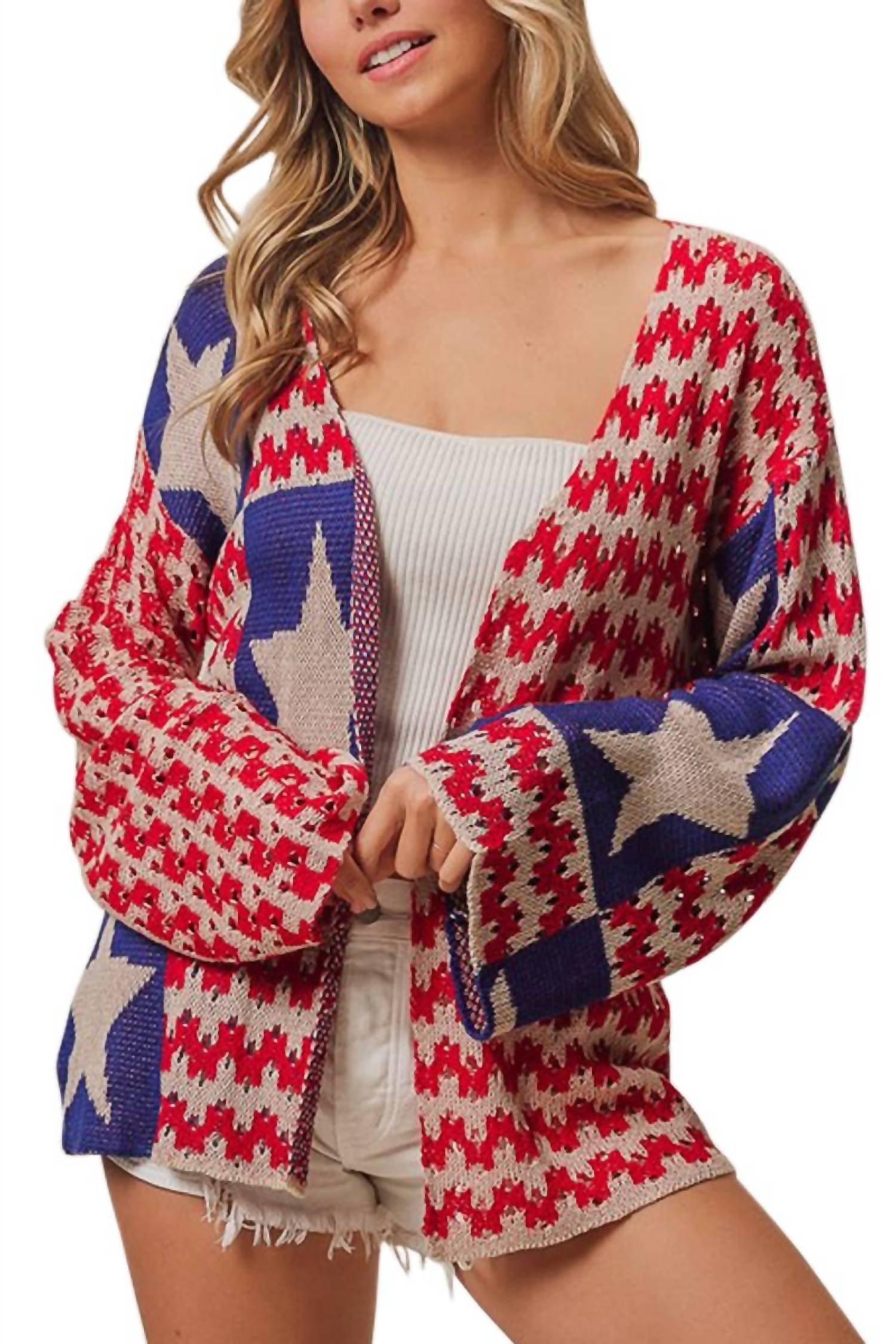 Vanilla Monkey - Liberty Open-front Cardigan