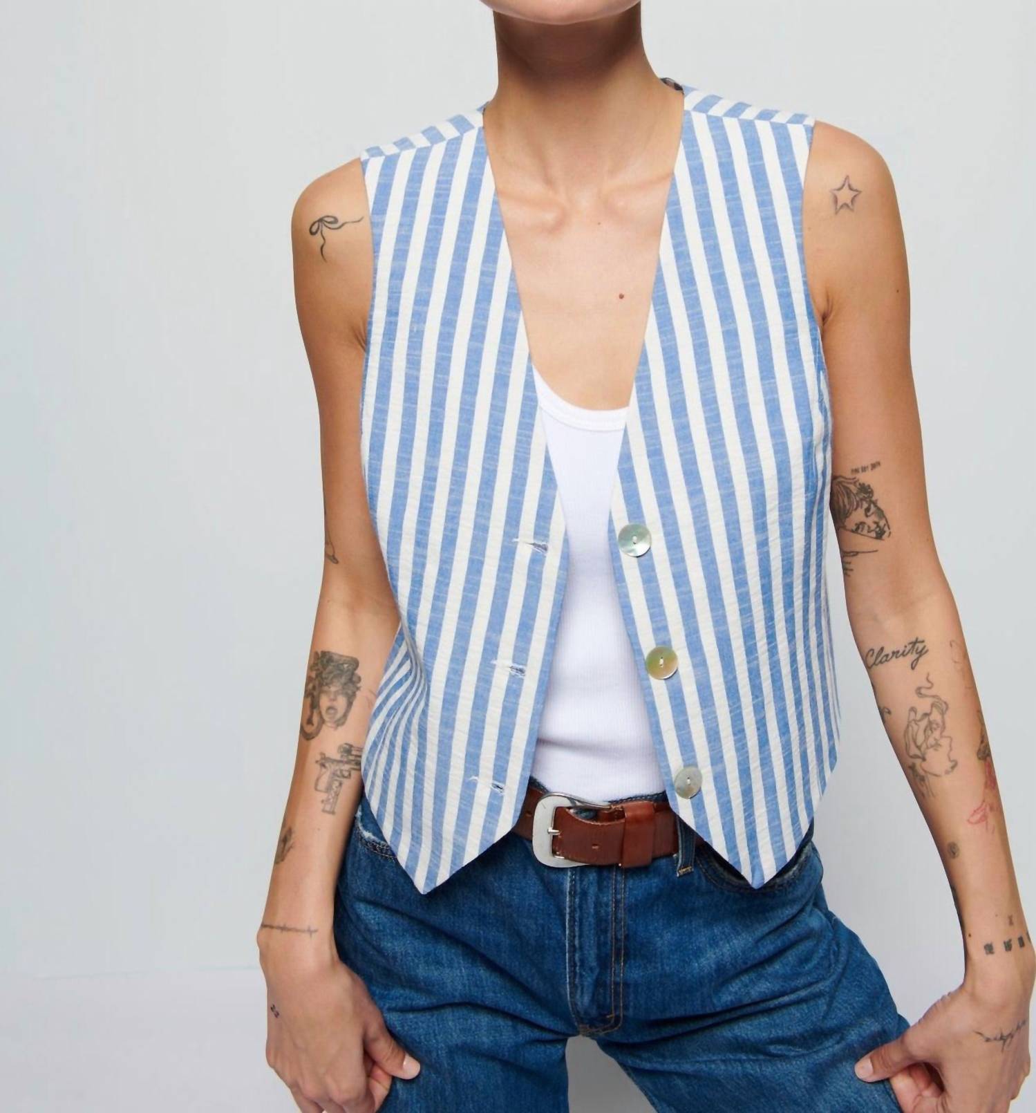 Nation Ltd - Maddie Stripe Vest
