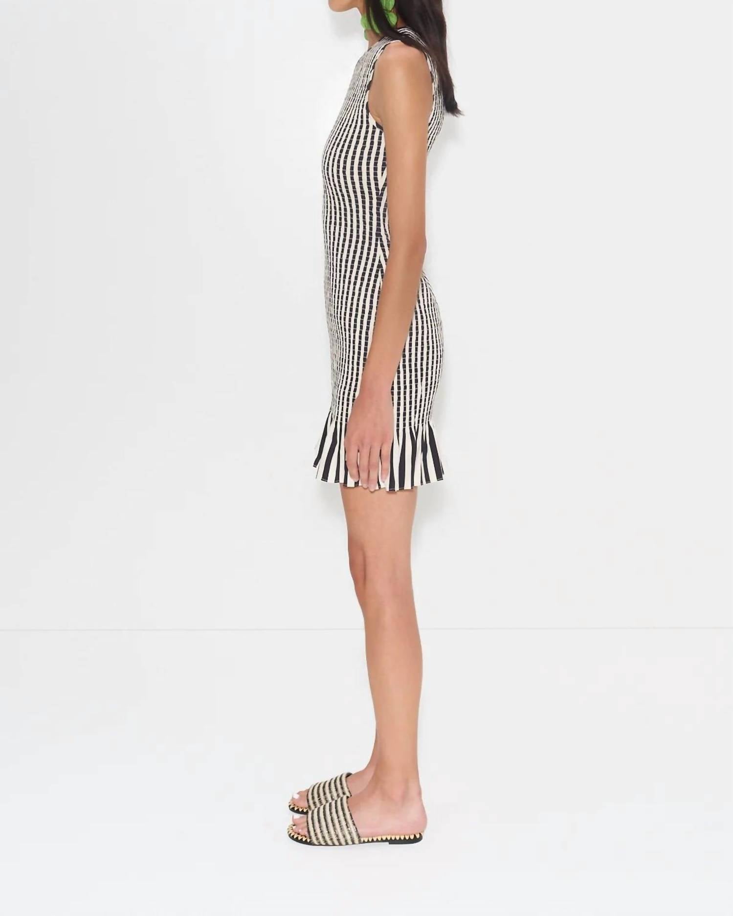 Simon Miller - Belle Smocked Mini Dress