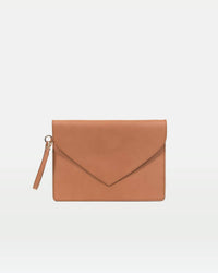 Modher - Women's Envelope Italian Vegetable Leather Clutch