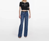 Self-Portrait - Pointelle Knit Top