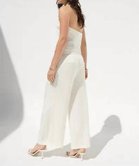 DELUC Women's Mendes Pants in beige - women's pants - alternate view