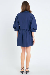 English Factory - Jada Puff Sleeve Mini Dress