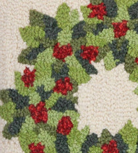 Chandler 4 Corners - Berries And Leaves Wreath Pillow
