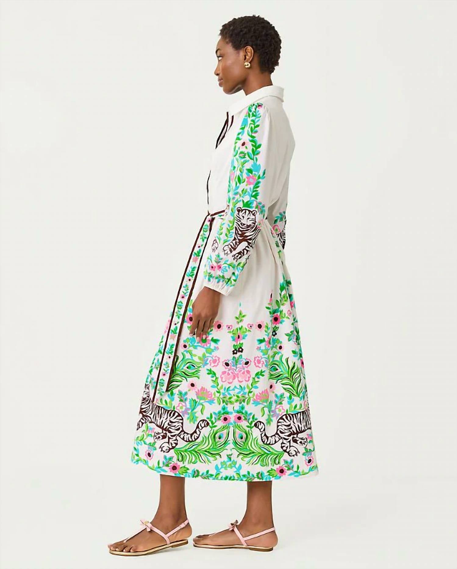 Lilly Pulitzer - LUANNE STRETCH MIDI SHIRTDRESS