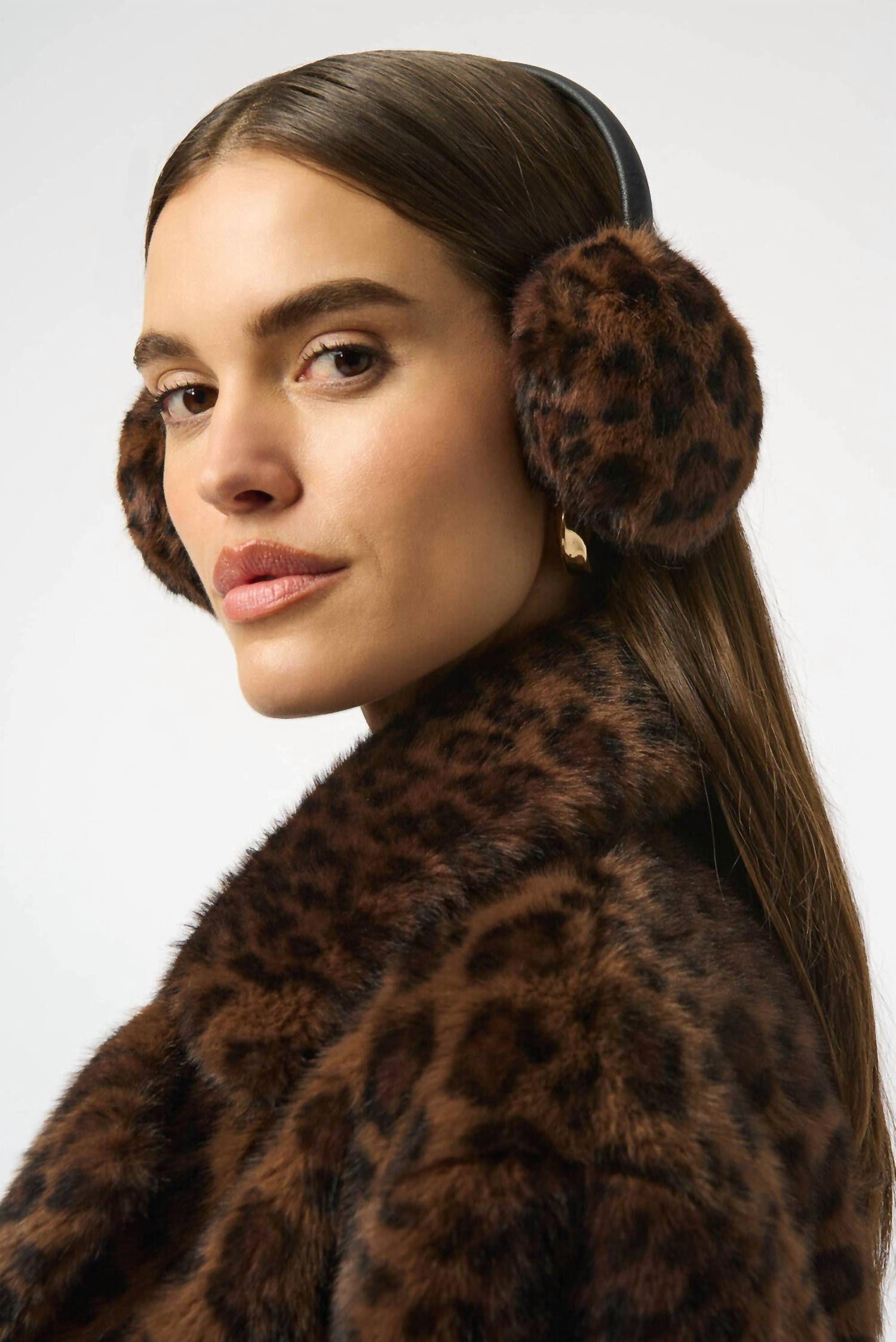 Joseph Ribkoff - Women's Leopard Earmuffs