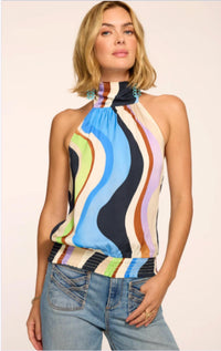 Ramy Brook - Megan Print Halter Top
