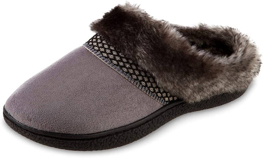 Isotoner - Women's Recycled Microsuede Mallory Hoodback Slipper