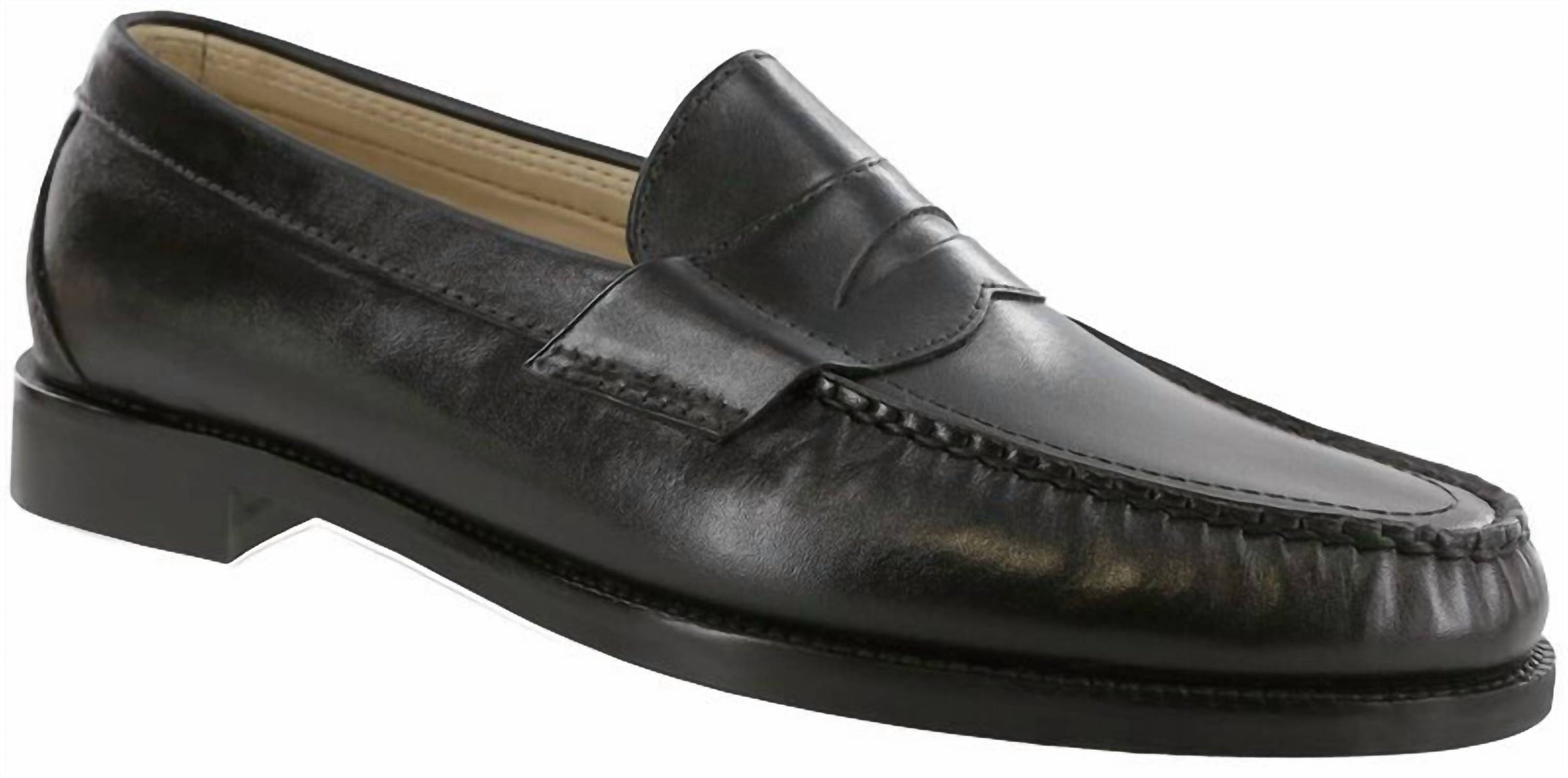 SAS Men's Penny 40 Slip On Loafer in black - men's loafer