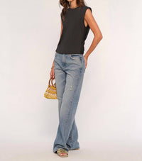 Heartloom - Natalia Sleeveless Mesh Side Top