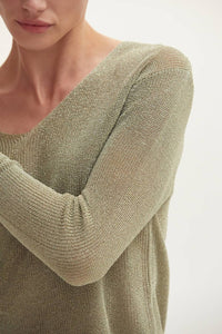 Crescent - Jocelene Lurex Sweater Top