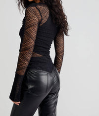 Free People - My Party Long Sleeve Squareneck Top