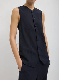 Tibi - Tropical Wool Easy Vest