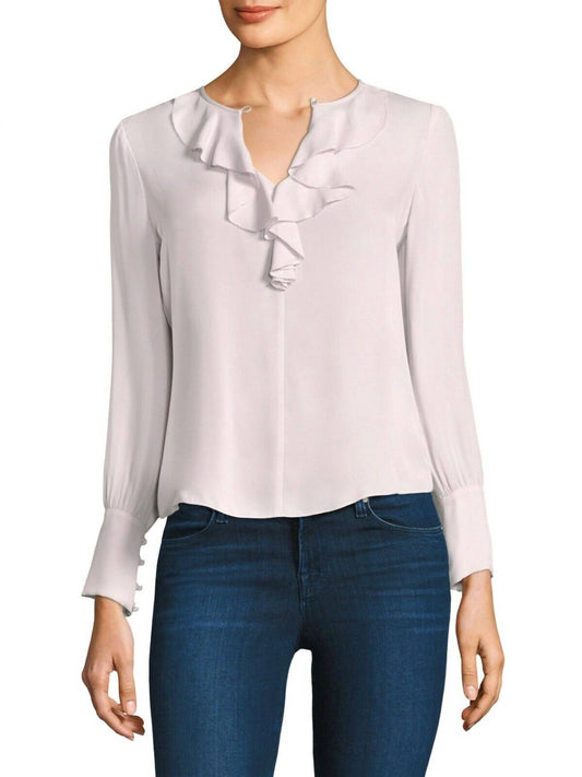 Rebecca Taylor - Silk Ruffle Neck Blouse