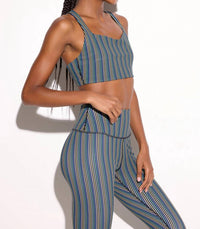 SPIRITUAL GANGSTER Nirvana Venus Longline Bra in black - women's intimate - alternate view