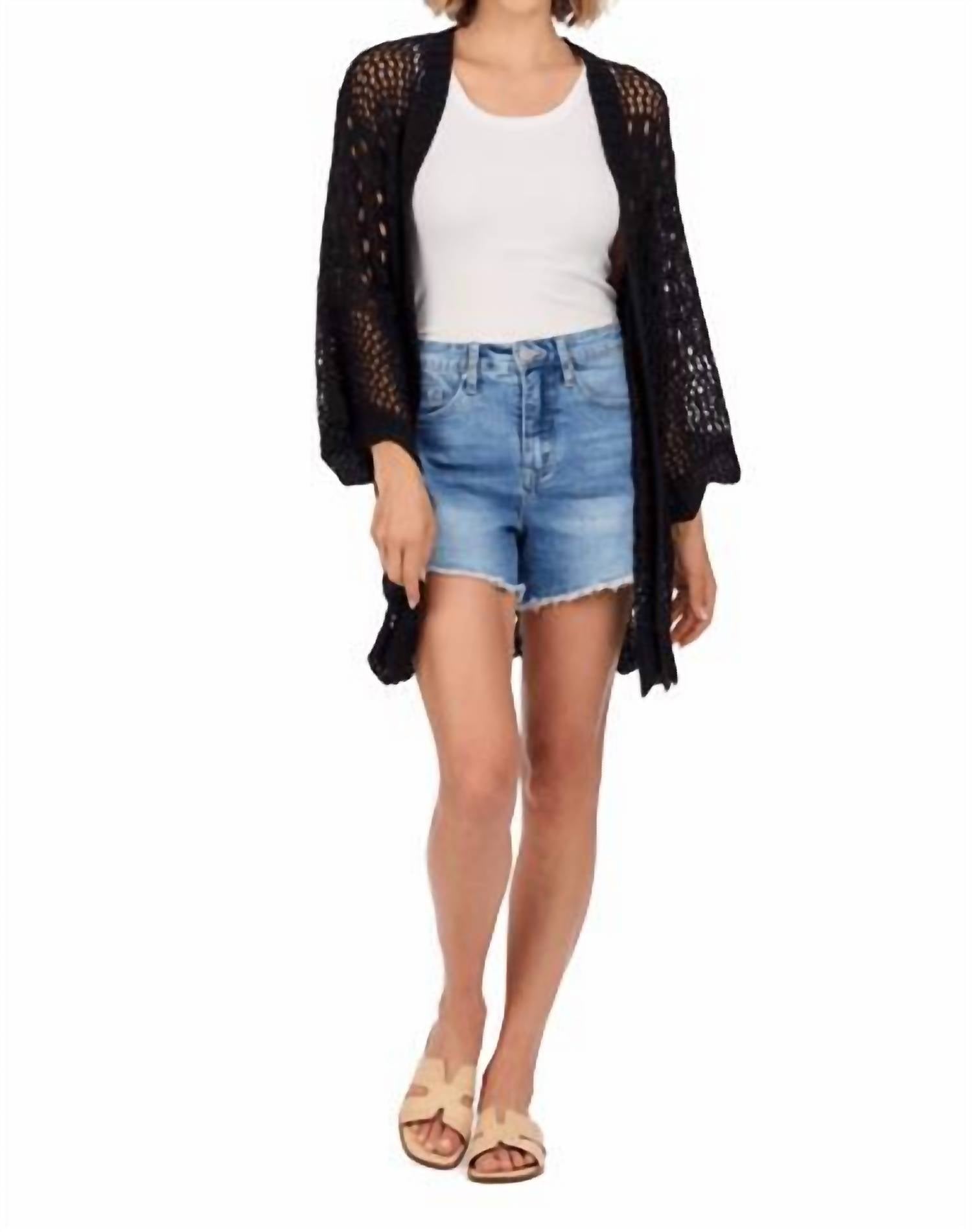 Mudpie - Jeanie Crochet Cardigan