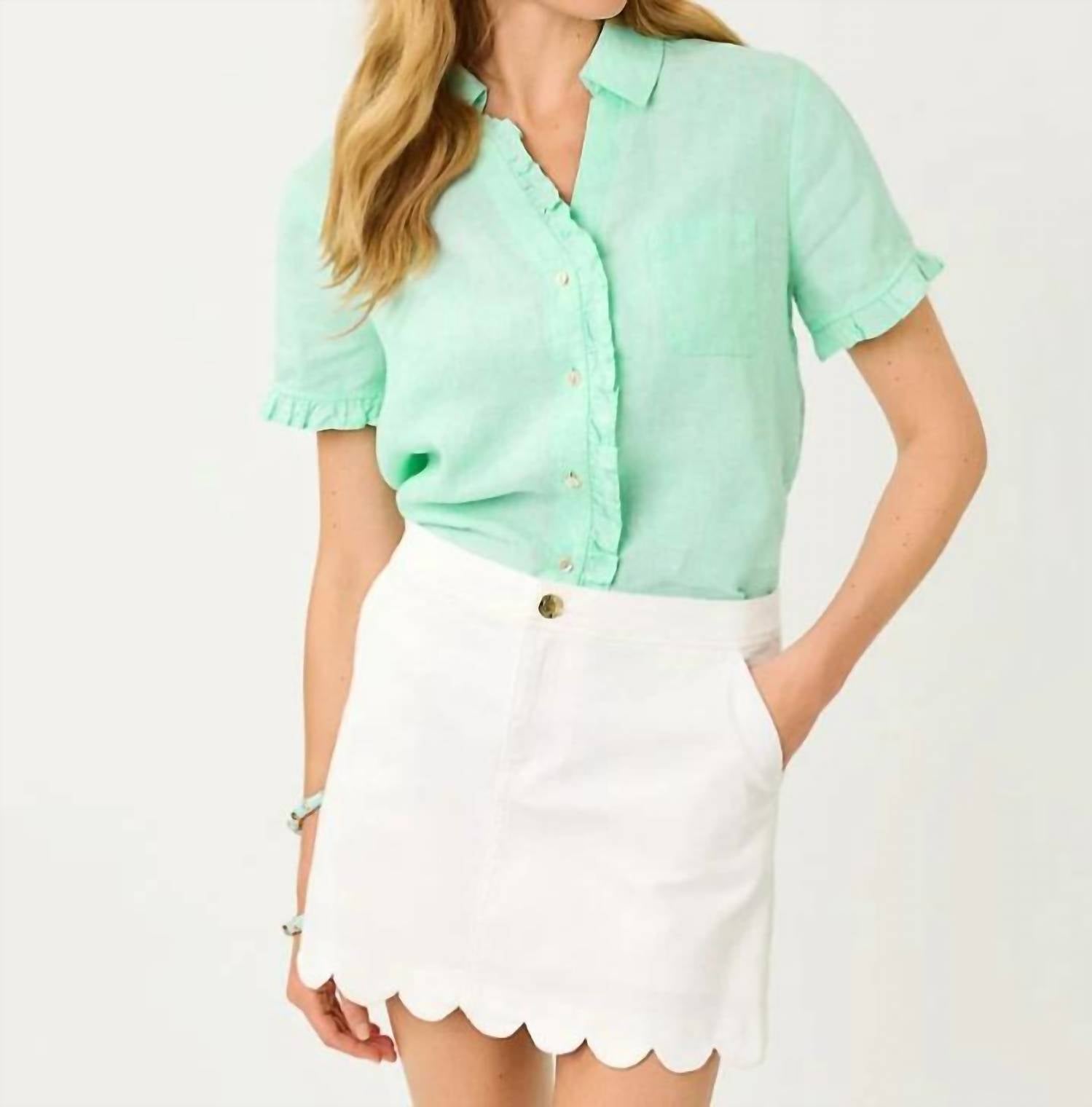 Lilly Pulitzer - CARDEN RUFFLE TOP