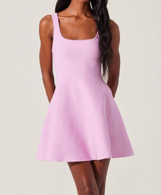 Astr - Lucile Mini Sweater Skater Dress