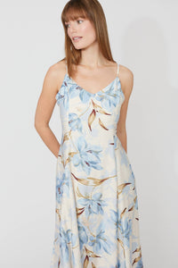 Frank Lyman - Floral Maxi A-Line Dress