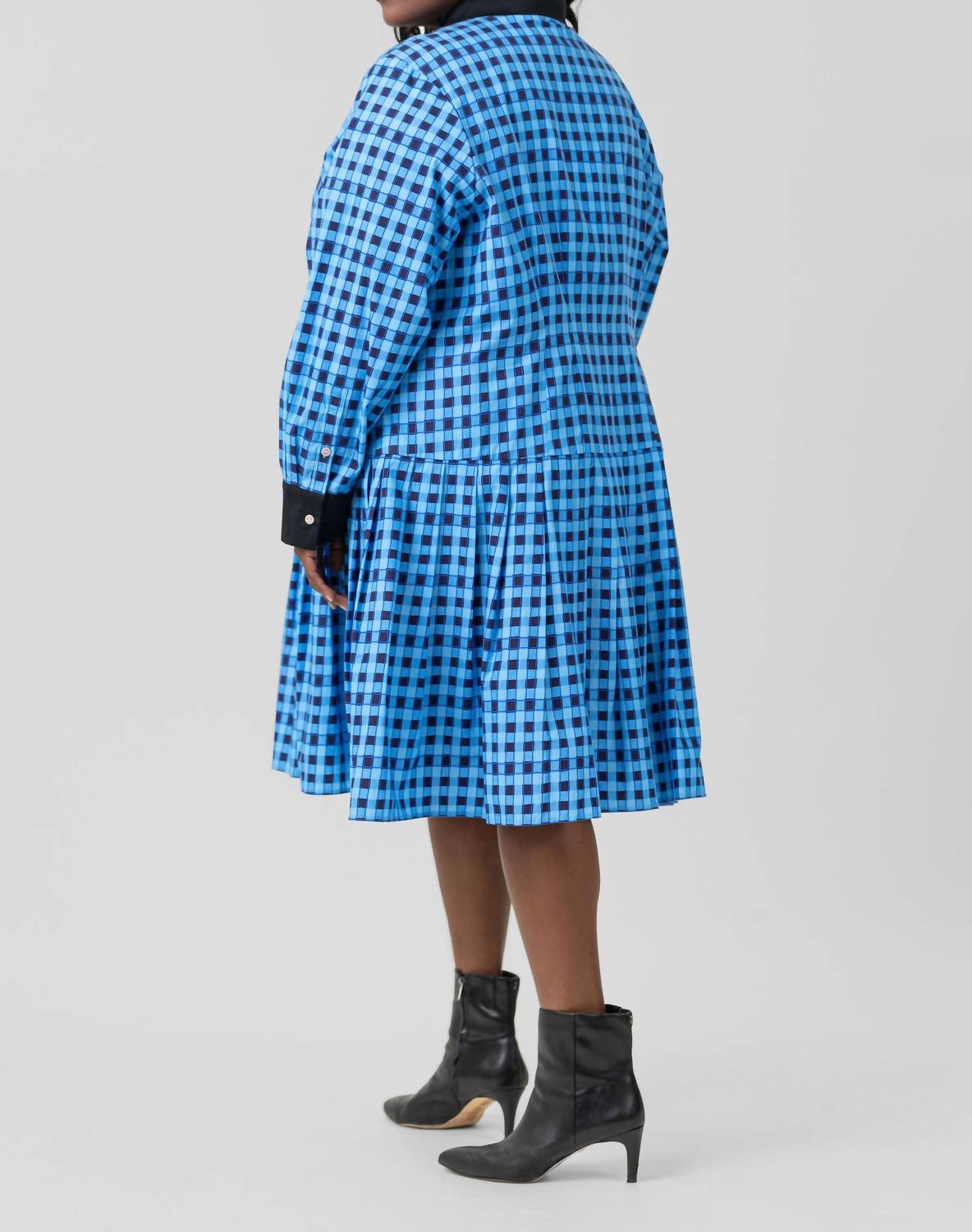 De Loreta - Check Prep Midi Dress - Plus