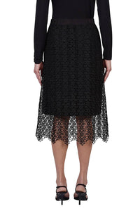 Purotatto Lace Pencil Skirt in pt 031 vu - women's skirt - detail view
