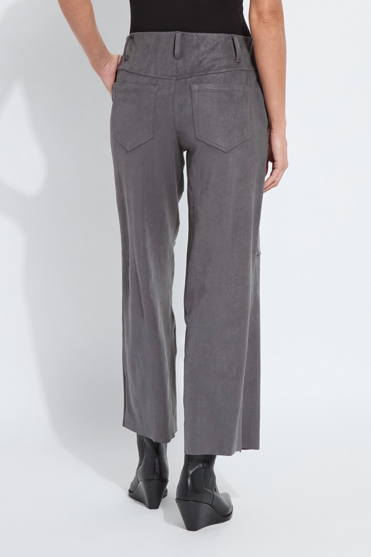 Lysse - Amina Patent Foil Suede Pant