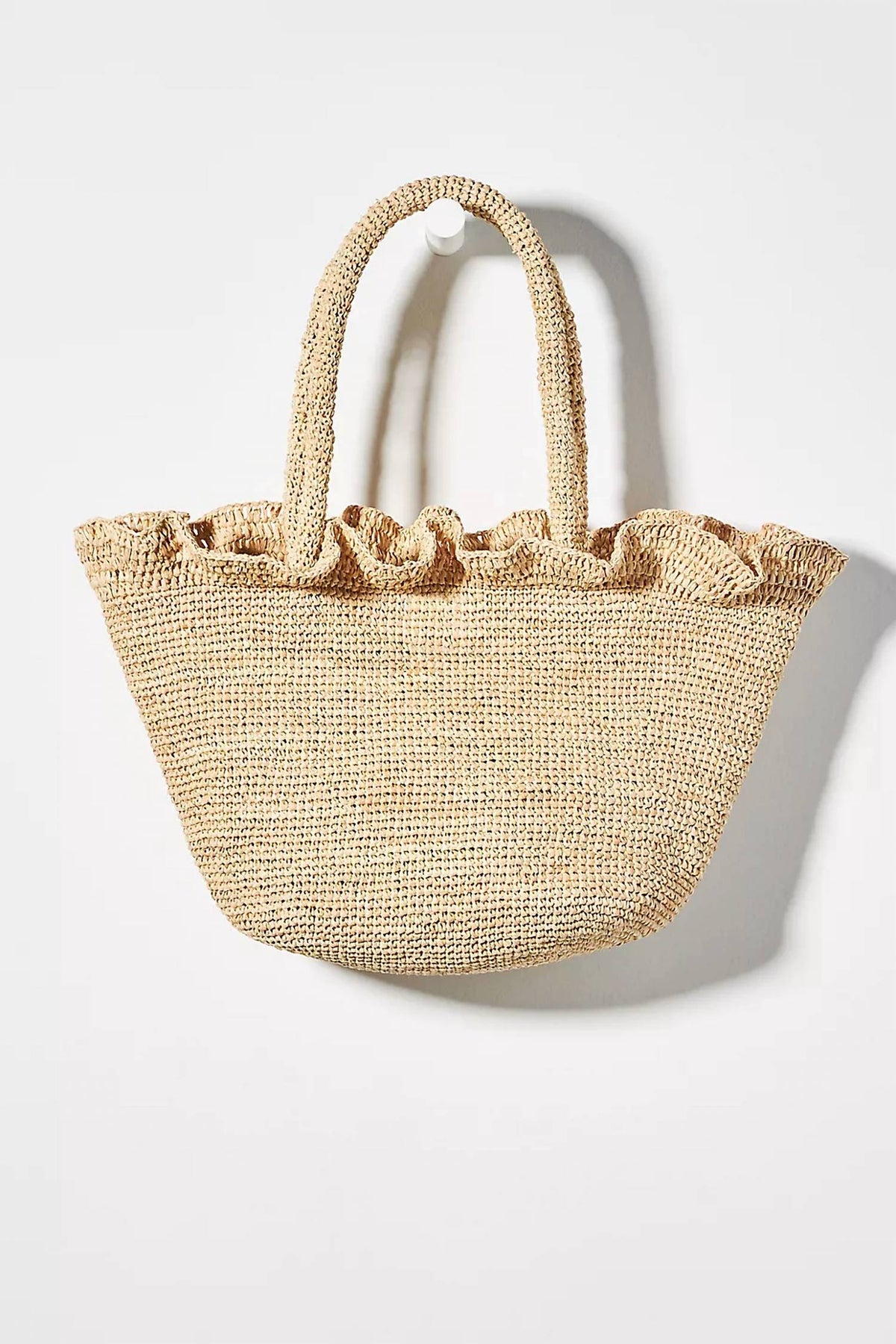 Loeffler Randall - Women's Cyrus Raffia Ruffle Woven Tote