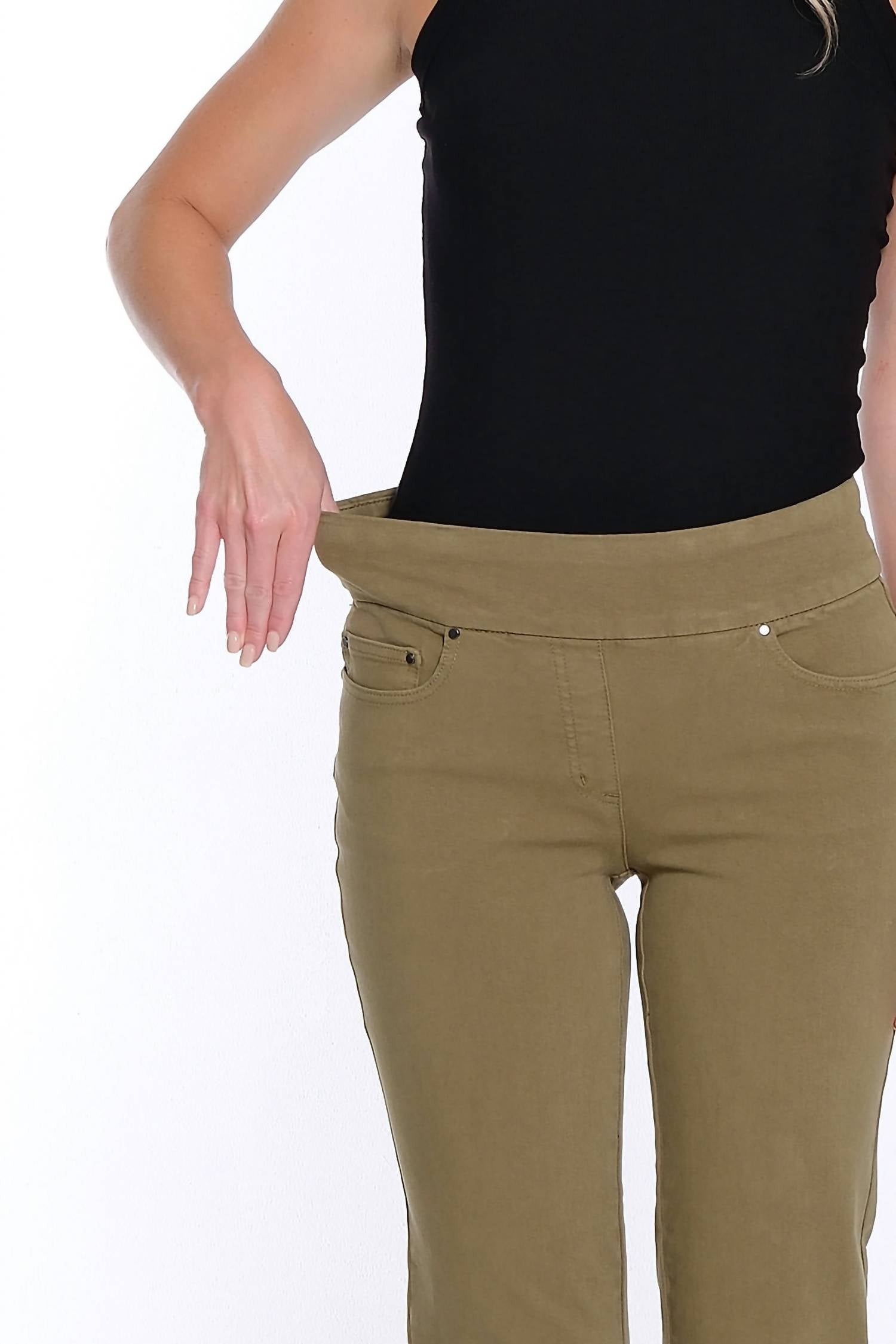 Multiples - Fringe Hem Ankle Pants