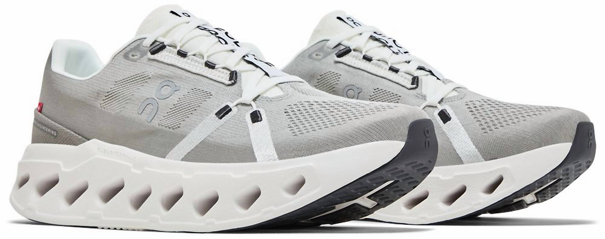 On Men's Cloudeclipse Running Shoes in alloy white 2 - men's shoe - view 4