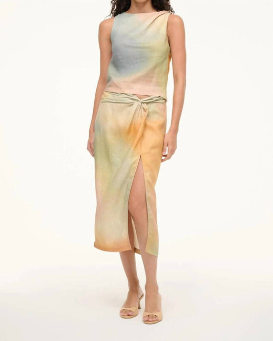Staud - Porto Linen Skirt