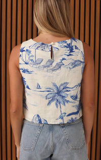 Shore - Lilah Boxy Cropped Tank