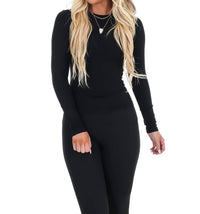 Kimberly C Run the Day Performance Fitted Top in black - women's long sleeve top - view 4