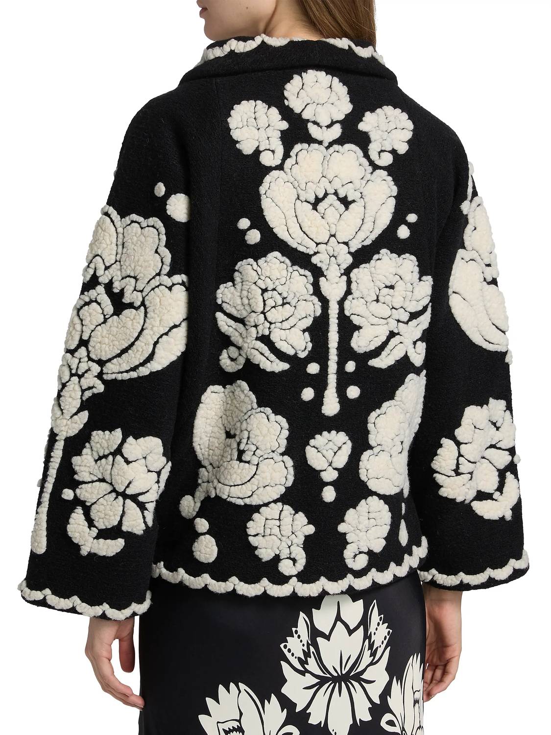 Farm Rio - Floral Arabesque Fleece Coat