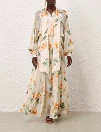 Zimmermann - Carousel Burnout Midi Skirt