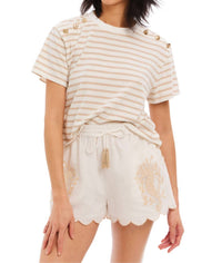 Allison New York - Stripe brooklyn tee