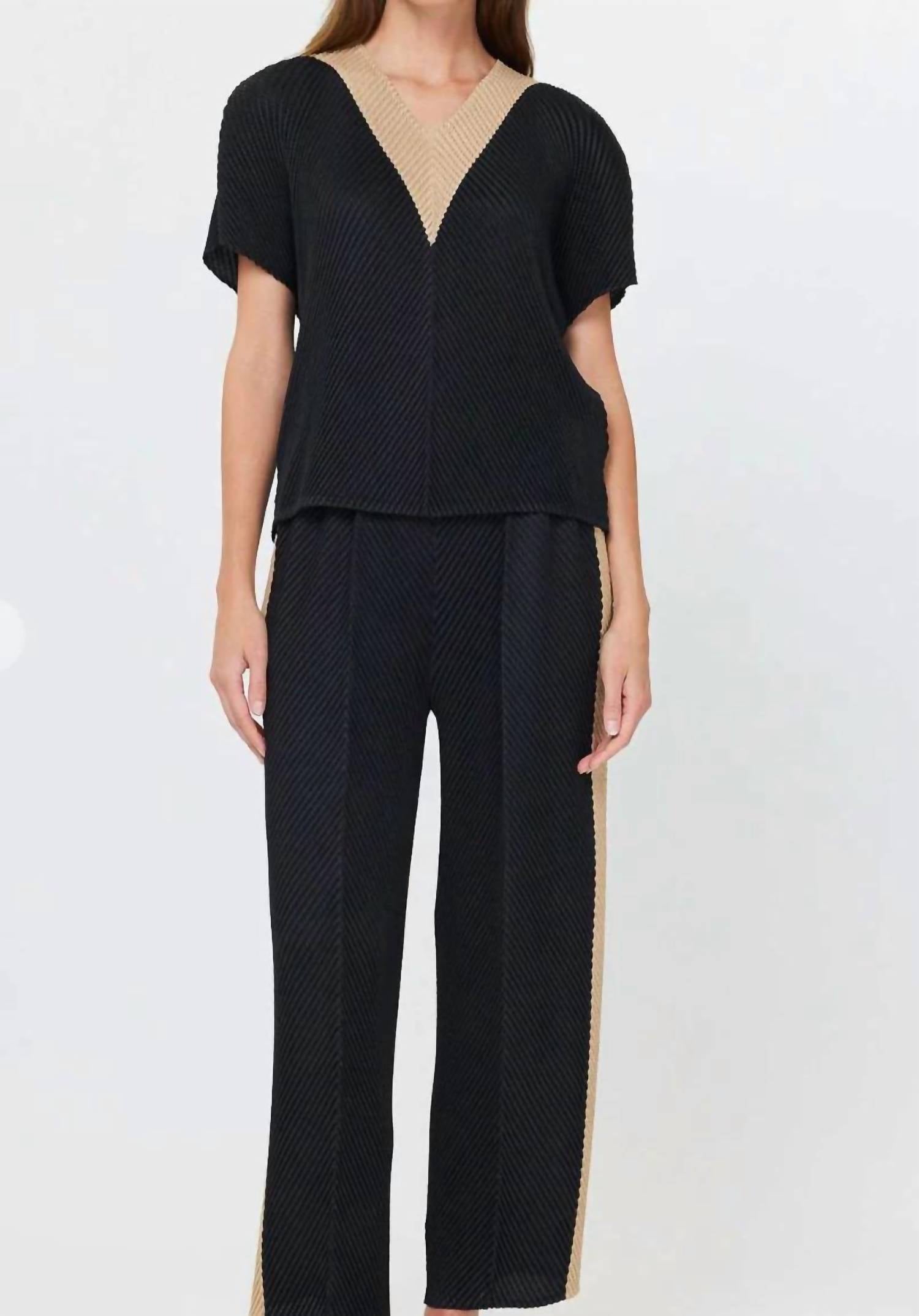 Current Air - V-neck Dolman Sleeves Top